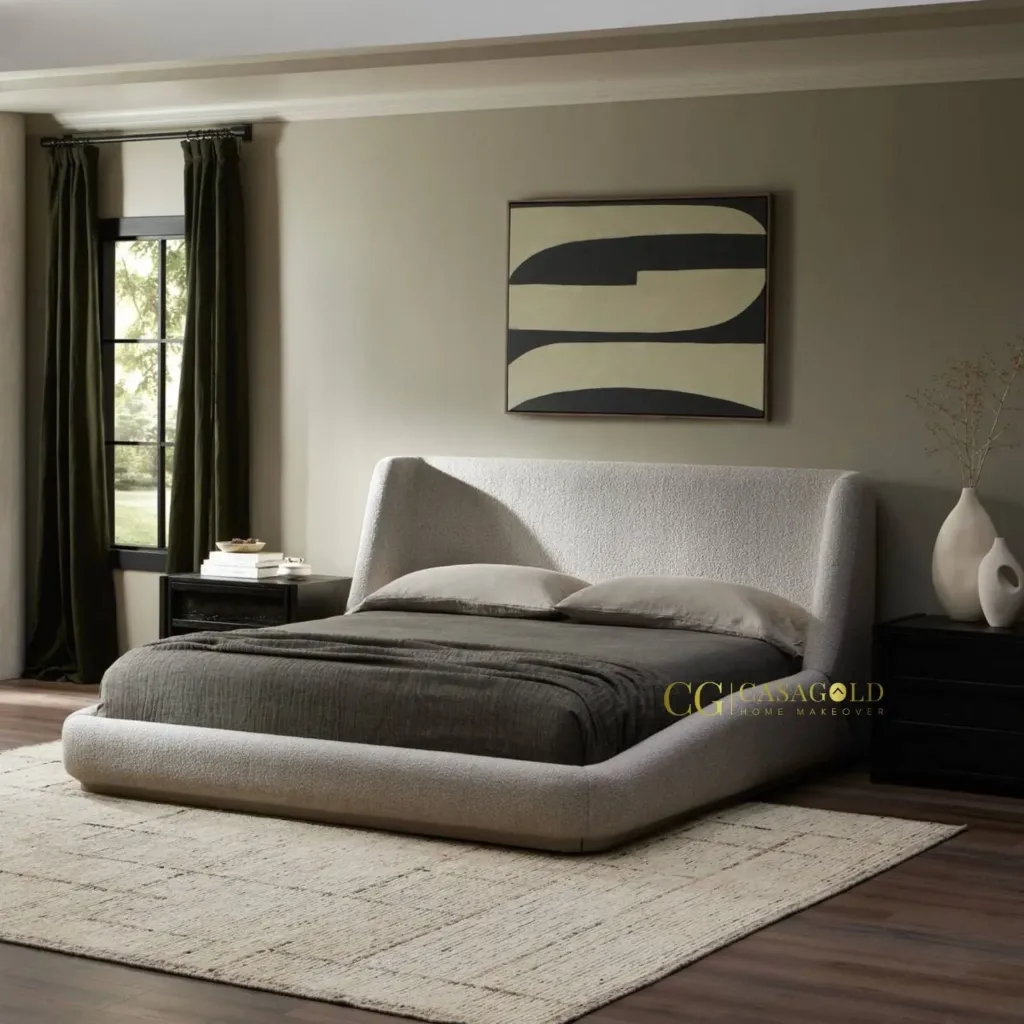 cloudy bed